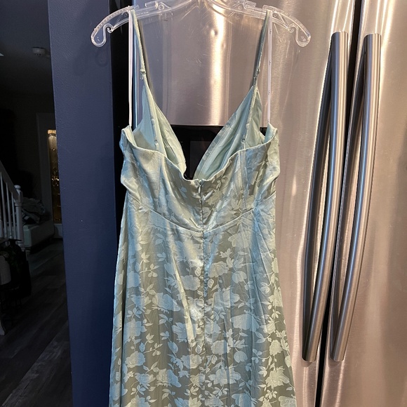 Silky High Slit Gown - Picture 1 of 6